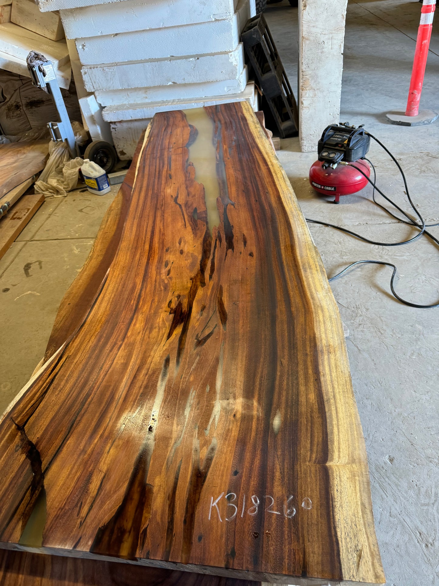 Slab K31826, Exotic Tropical Hardwood, Parota / Guanacaste, 10ft